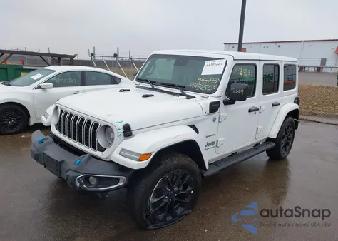 2024 Jeep Wrangler 4Xe Sahara 4Xe from USA, damaged, VIN 1C4RJXP62RW203697